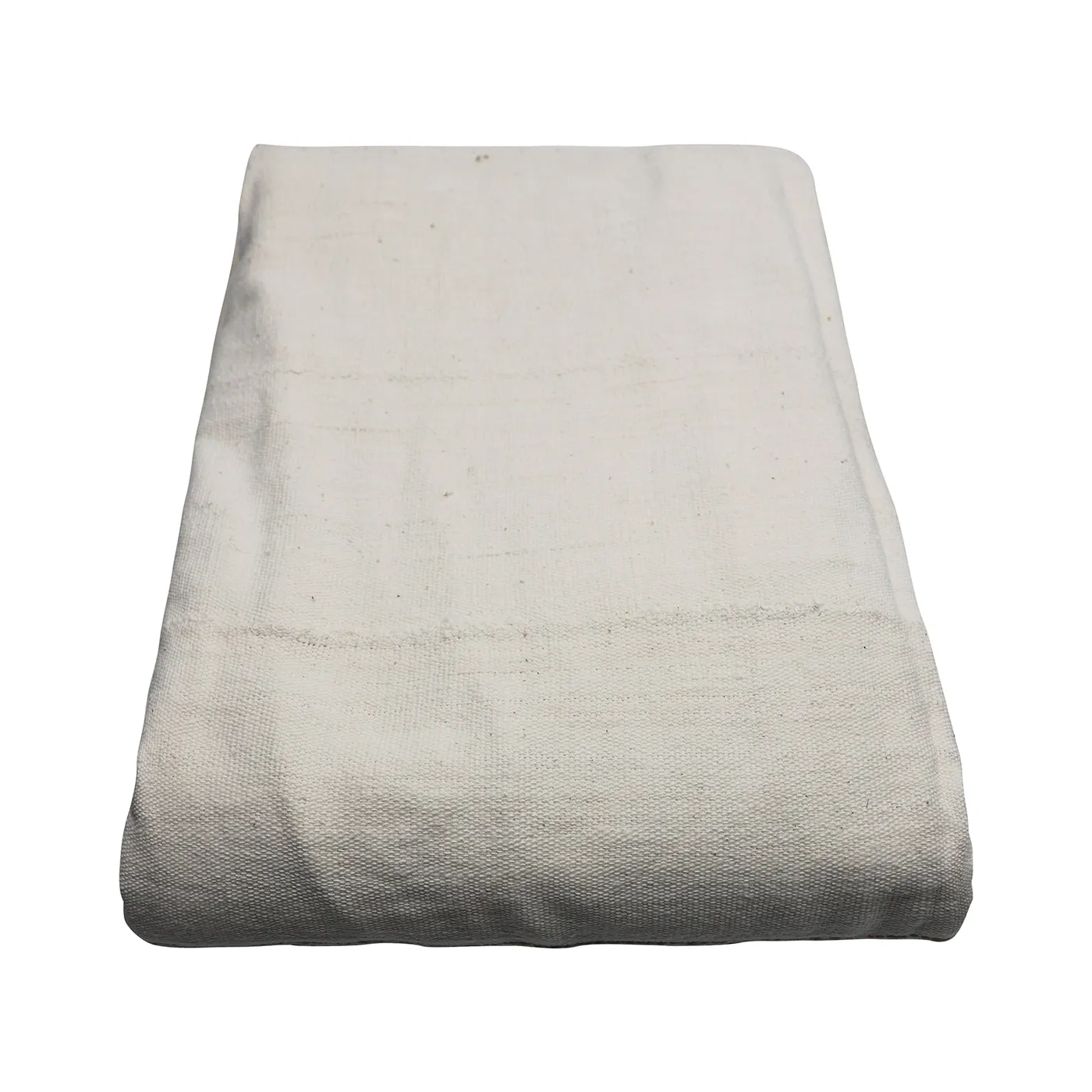 Mud Cloth Textile | Oversize Throw Blanket White