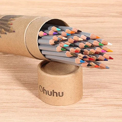 Ohuhu 48-color Colored Pencils/ Drawing Pencils for Sketch/Secret Garden Coloring Book(Not Included)