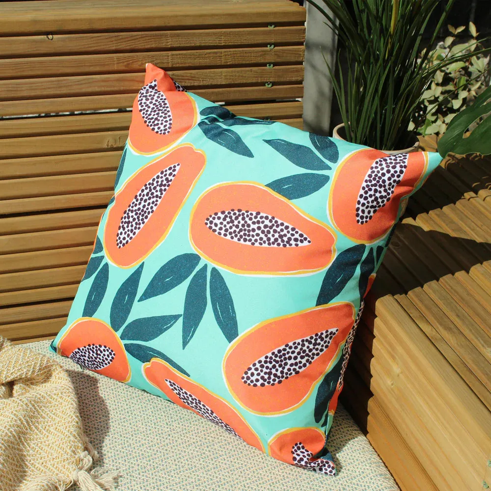 Outdoor Scatter Cushion Cover 43 x 43cm - Fruit Print