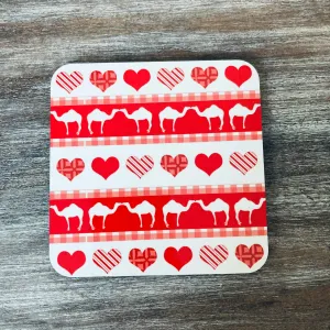 Patterned Desert Love Coaster