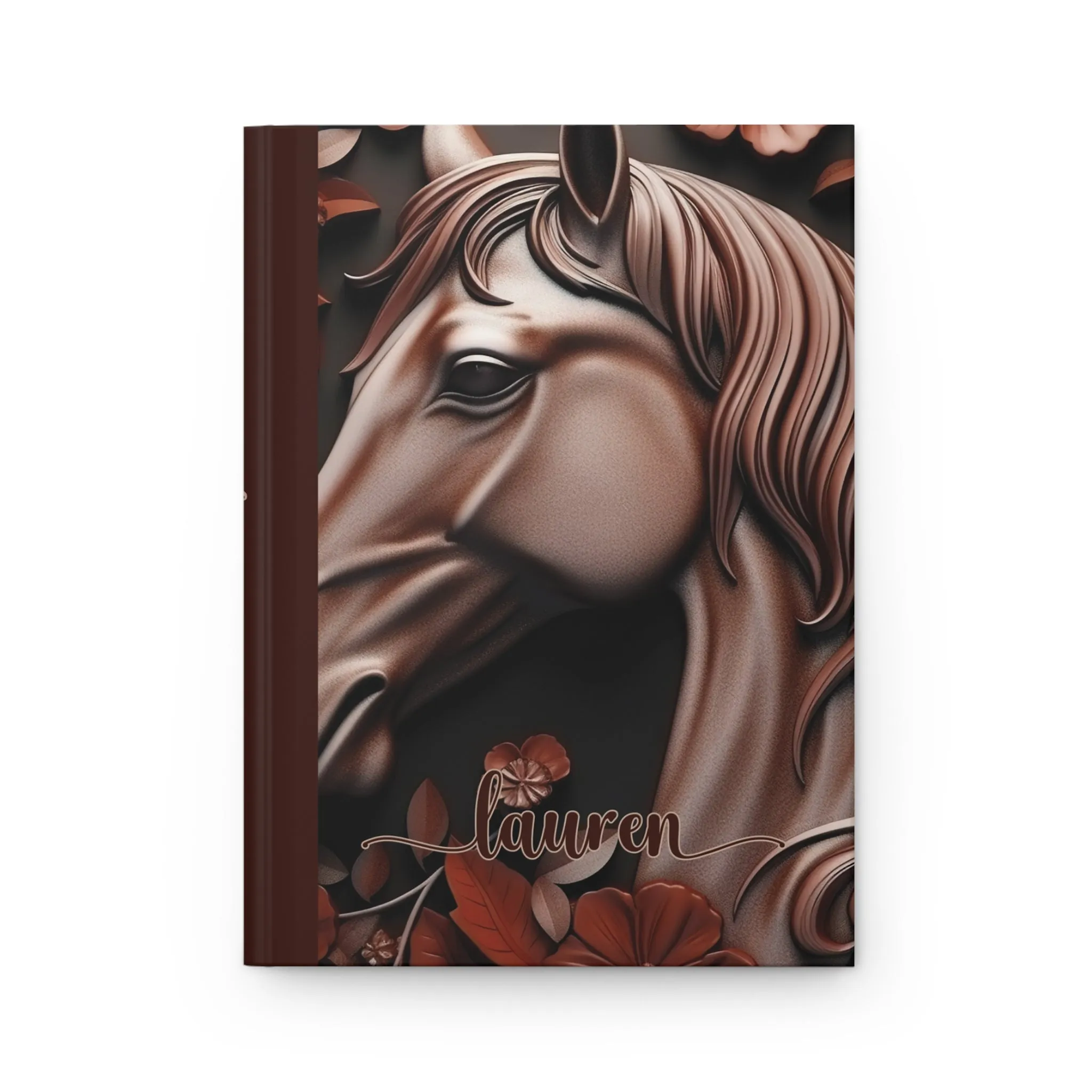 Personalised Hardcover Journal Matte, Country and Western, Horse, awd-1776