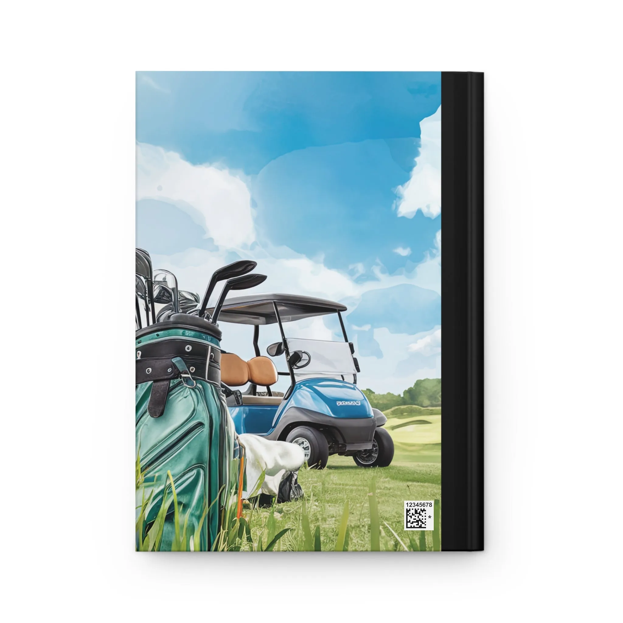 Personalised Hardcover Journal Matte, Golf, Dad, awd-1682