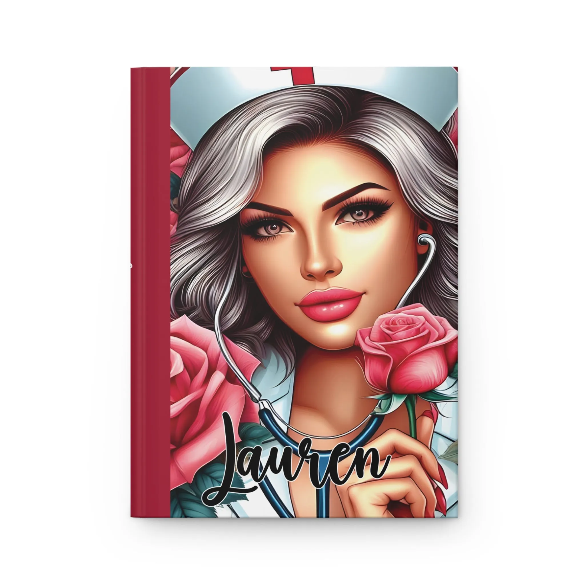 Personalised Hardcover Journal Matte, Nurse, awd-1438