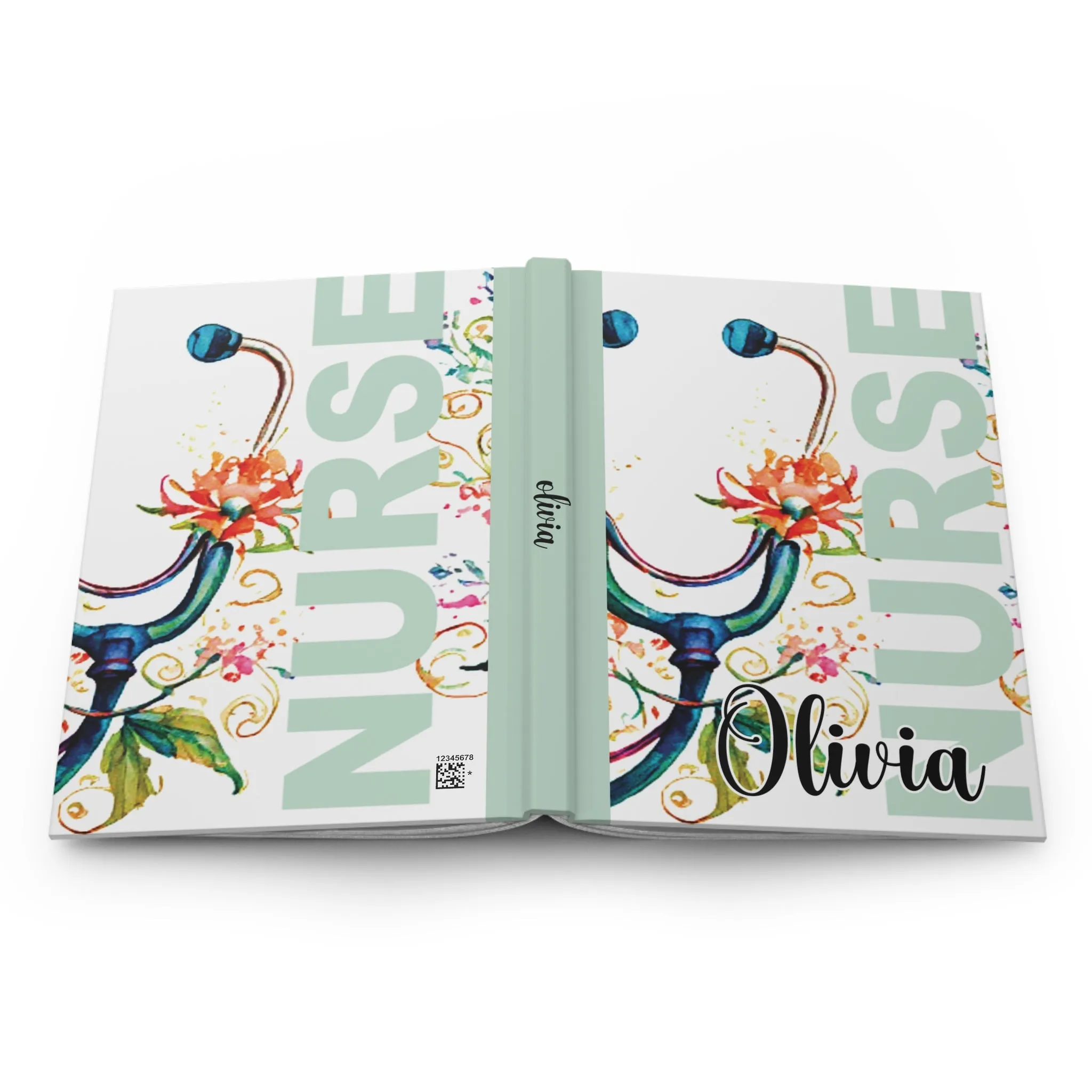 Personalised Hardcover Journal Matte, Nurse, awd-1673