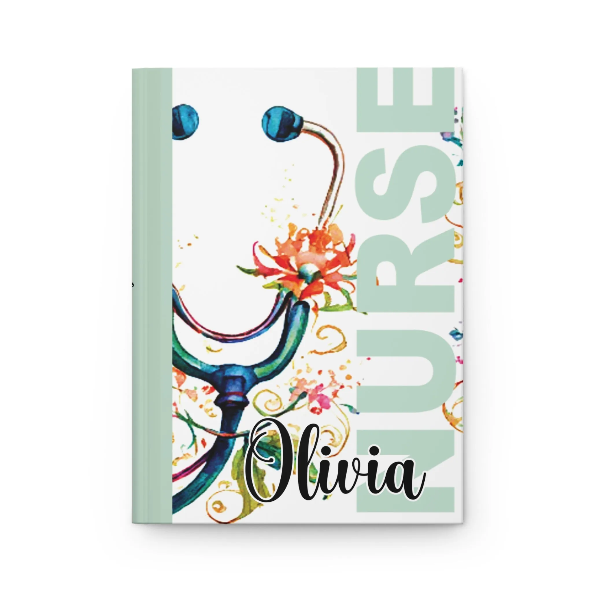 Personalised Hardcover Journal Matte, Nurse, awd-1673