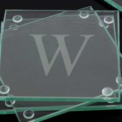 Personalized Glass Coasters (Set of 4)