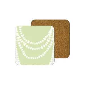 Pikake Mint Lei MDF Coaster