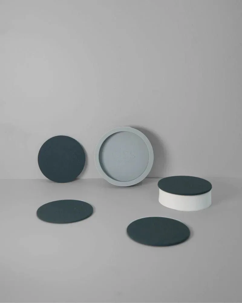 Porter Green Ciss Silicone Coasters - Smoke   Storm