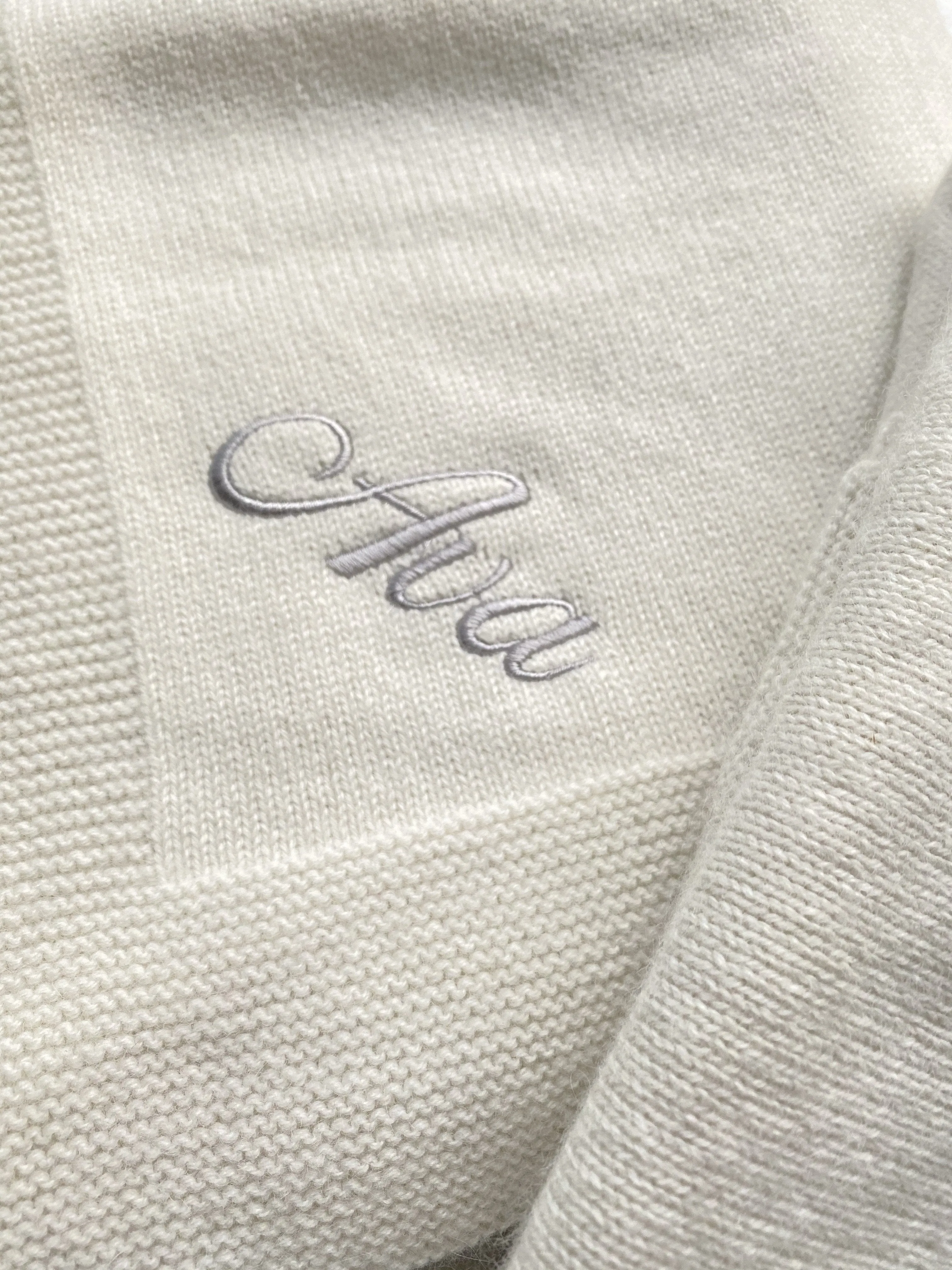 Pre - Order - 100% Cashmere Baby Blanket | Cream