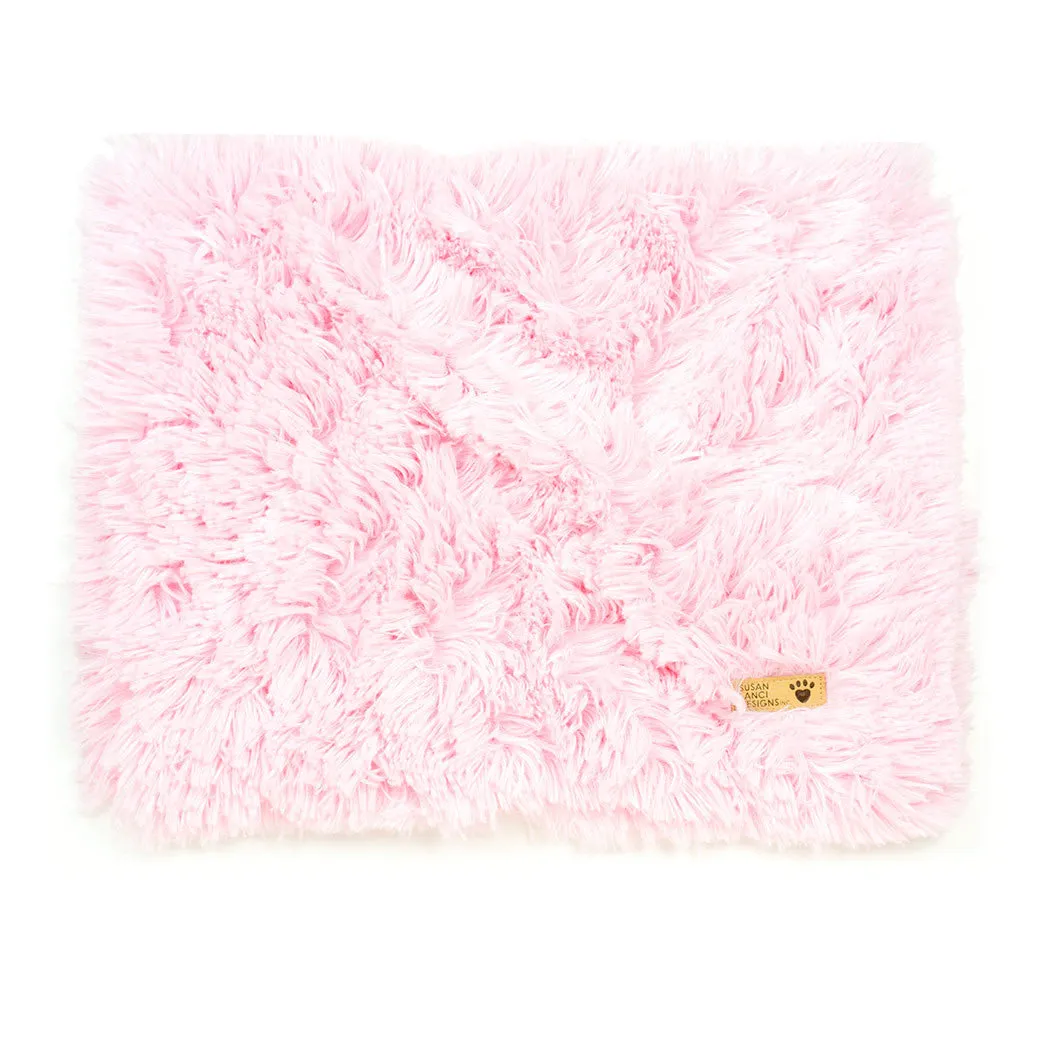 Puppy Pink Shag Blanket