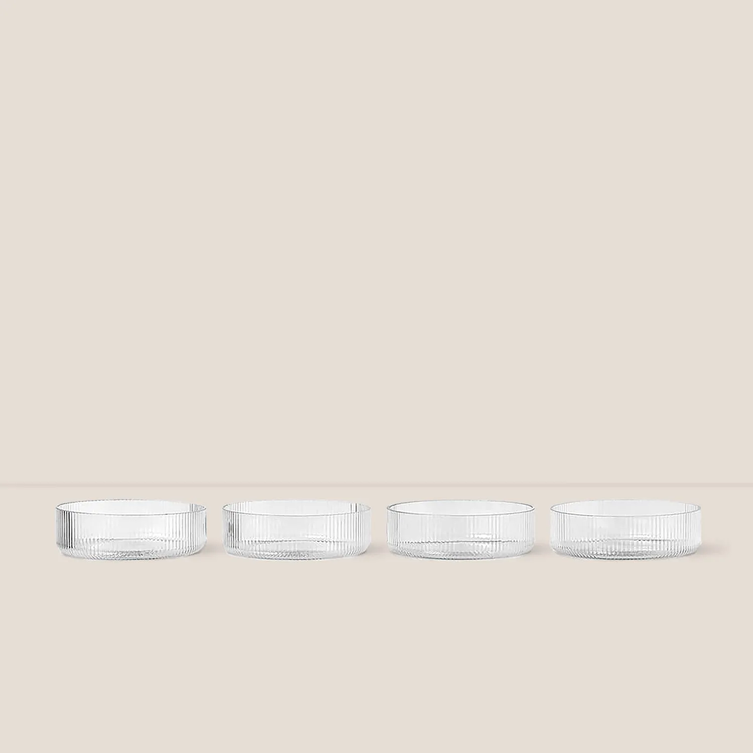 Ripple Serving Bowls - set of 4