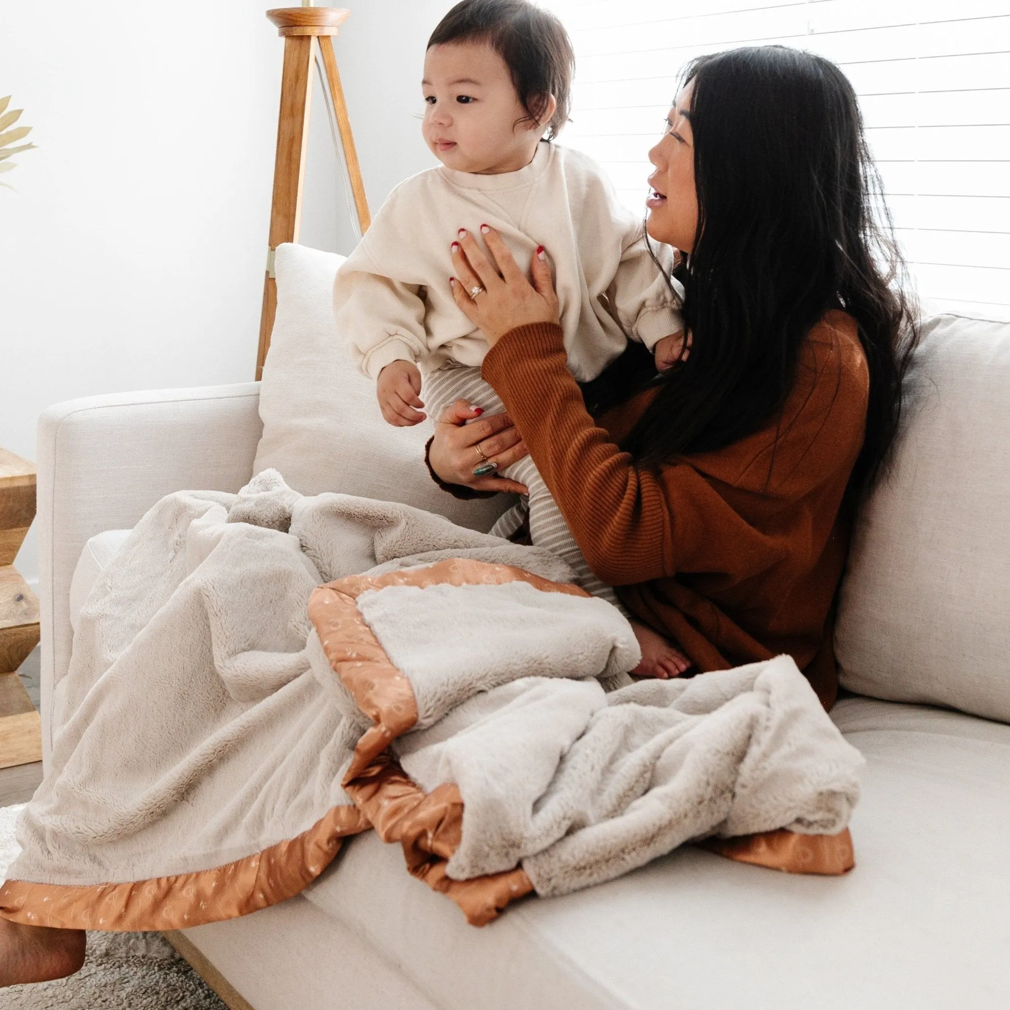 SATIN BORDER TODDLER BLANKETS