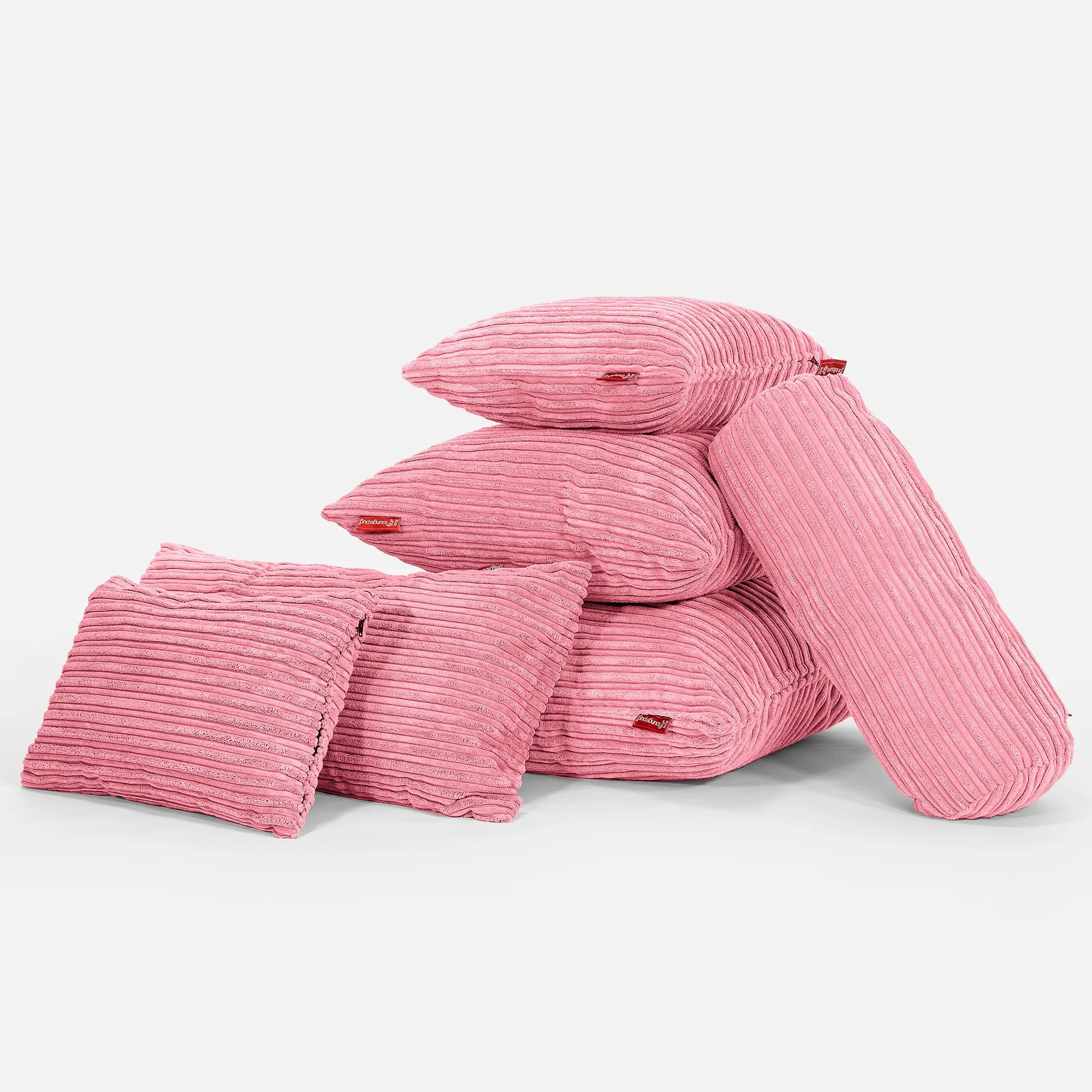 Scatter Cushion Cover 47 x 47cm - Cord Coral Pink