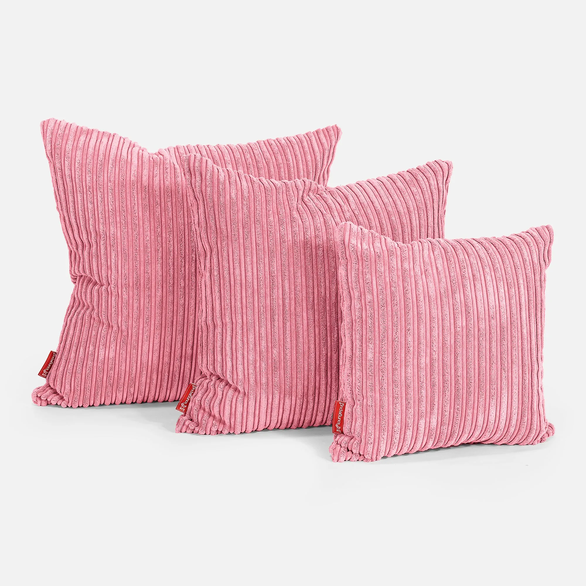 Scatter Cushion Cover 47 x 47cm - Cord Coral Pink