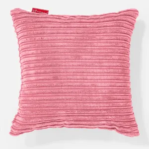 Scatter Cushion Cover 47 x 47cm - Cord Coral Pink