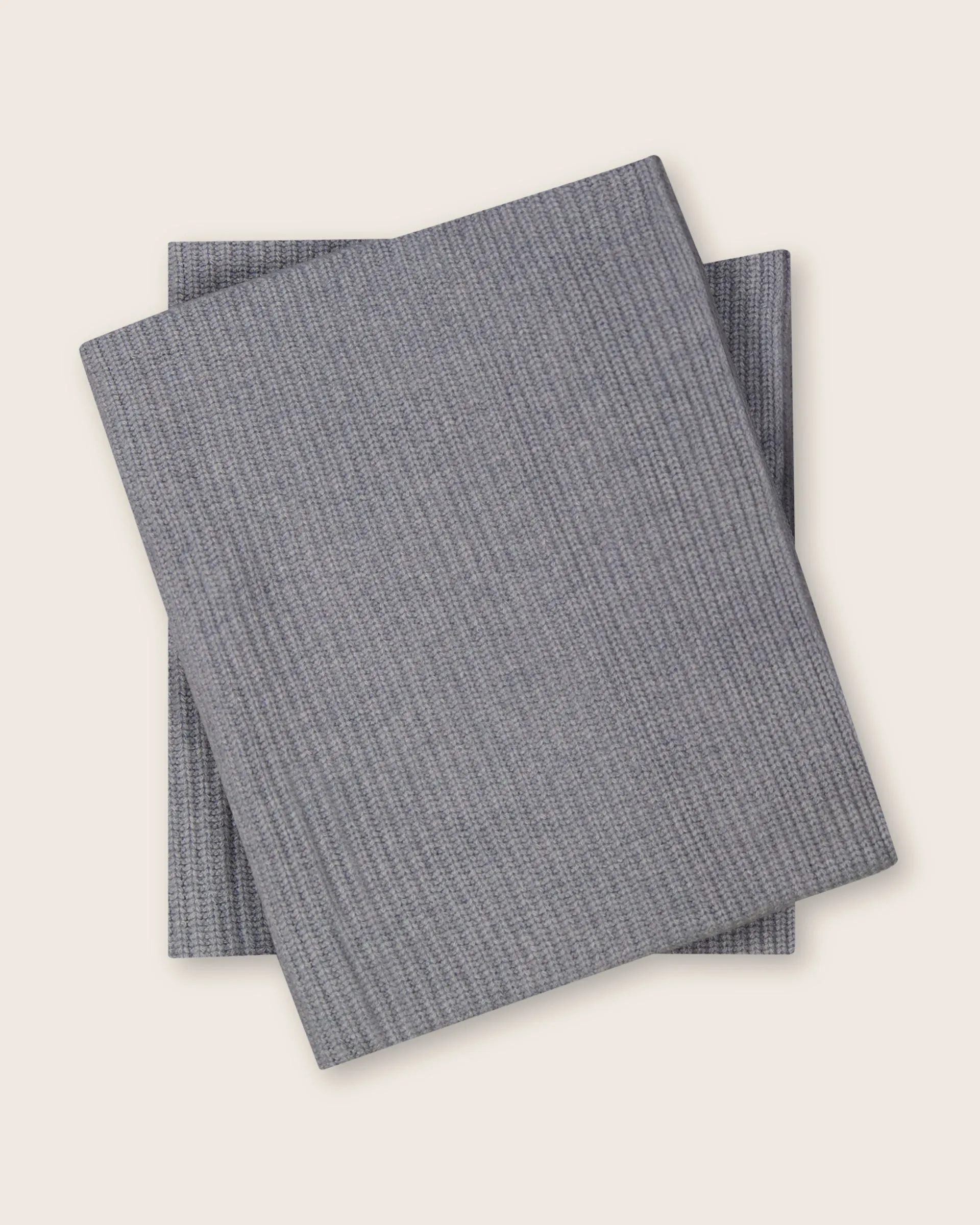 Shaker Knit Cashmere Throw