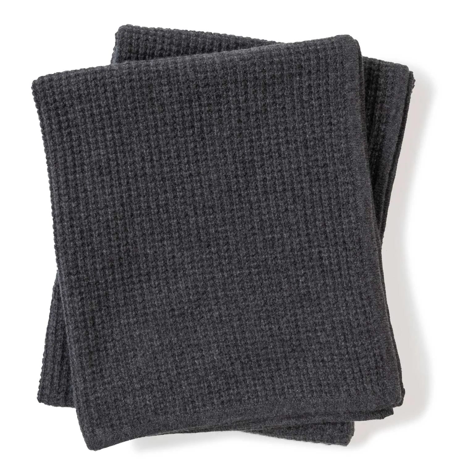 Siena Waffle Knit Cashmere Throw