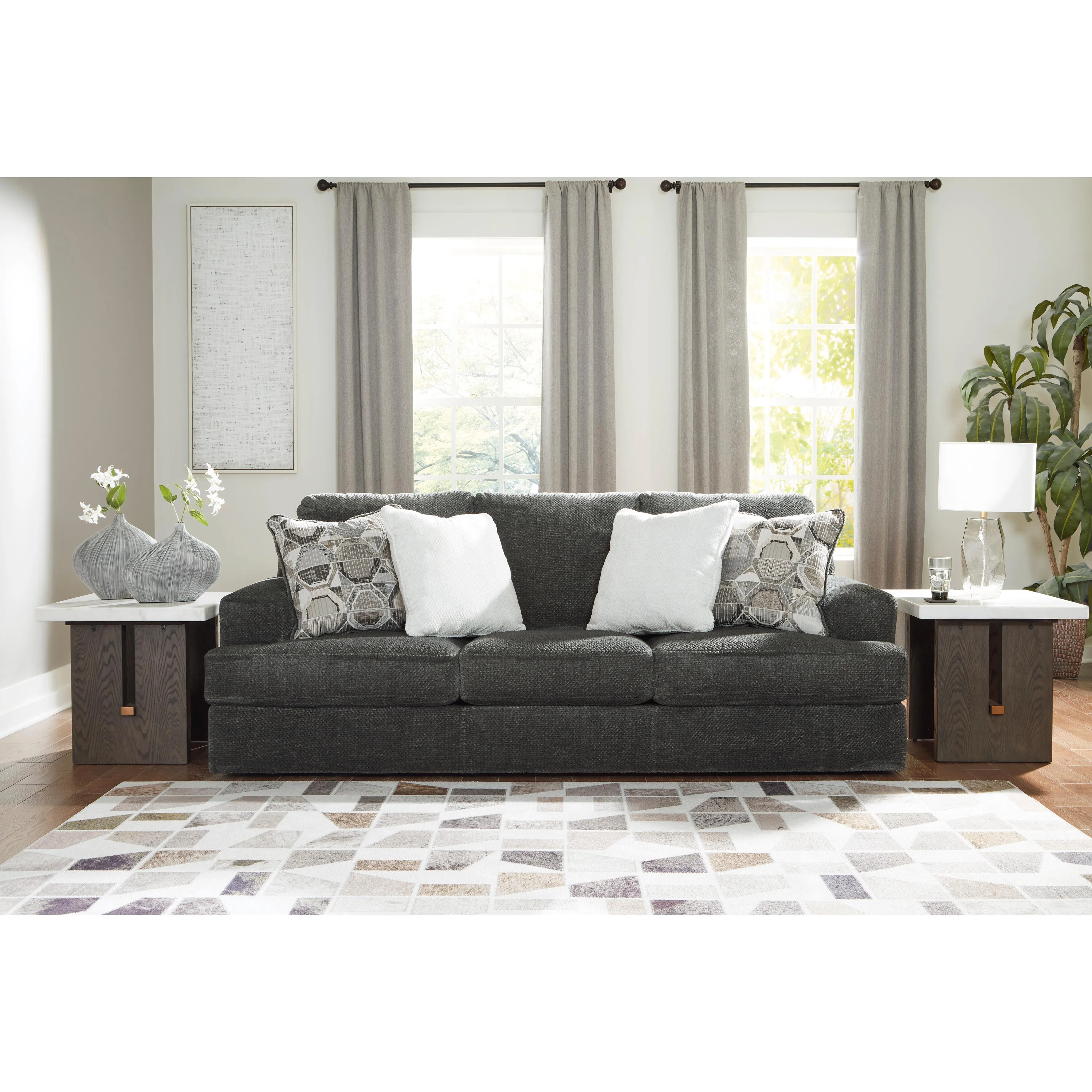 Signature Design by Ashley Karinne Stationary Fabric Sofa 3140238