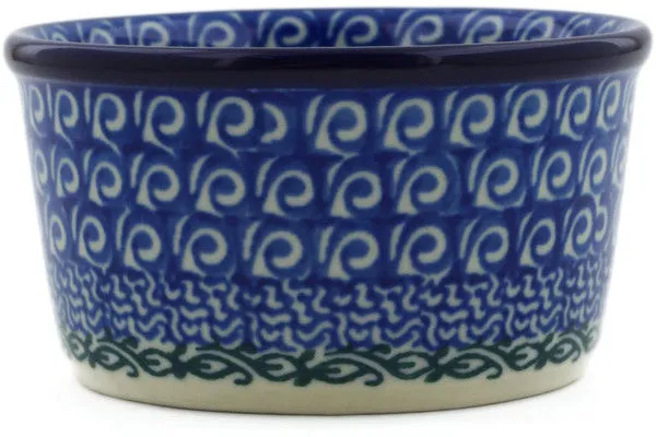 Small Dessert Bowl - Blue Butterfly Brigade