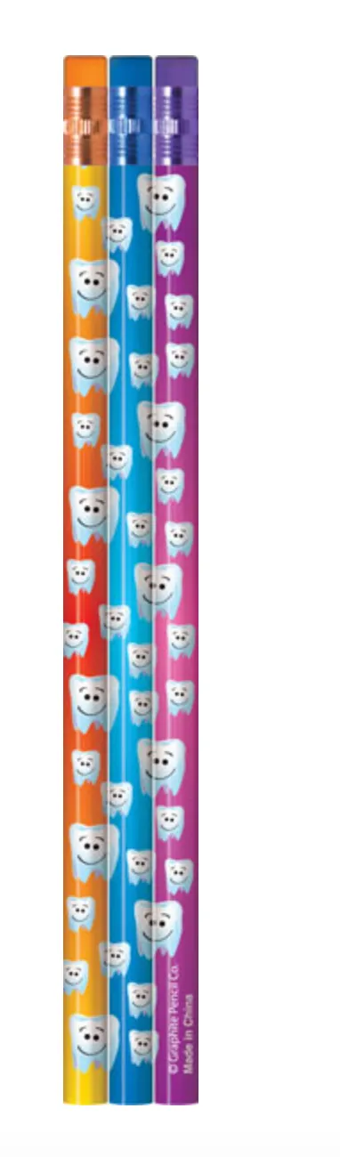 Smile Tooth Pencil (144/unit), #209 (E-9)