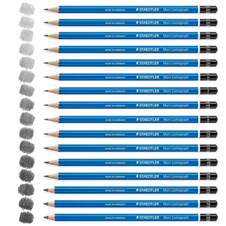 Staedtler Mars Lumograph Drawing Pencils