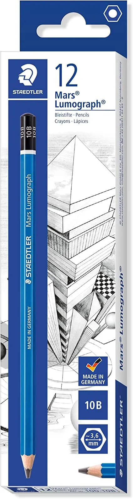 Staedtler Mars Lumograph Pencil 100-10B