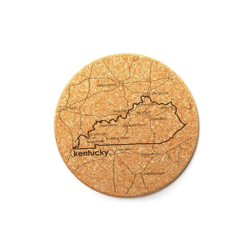 State Cork Coasters