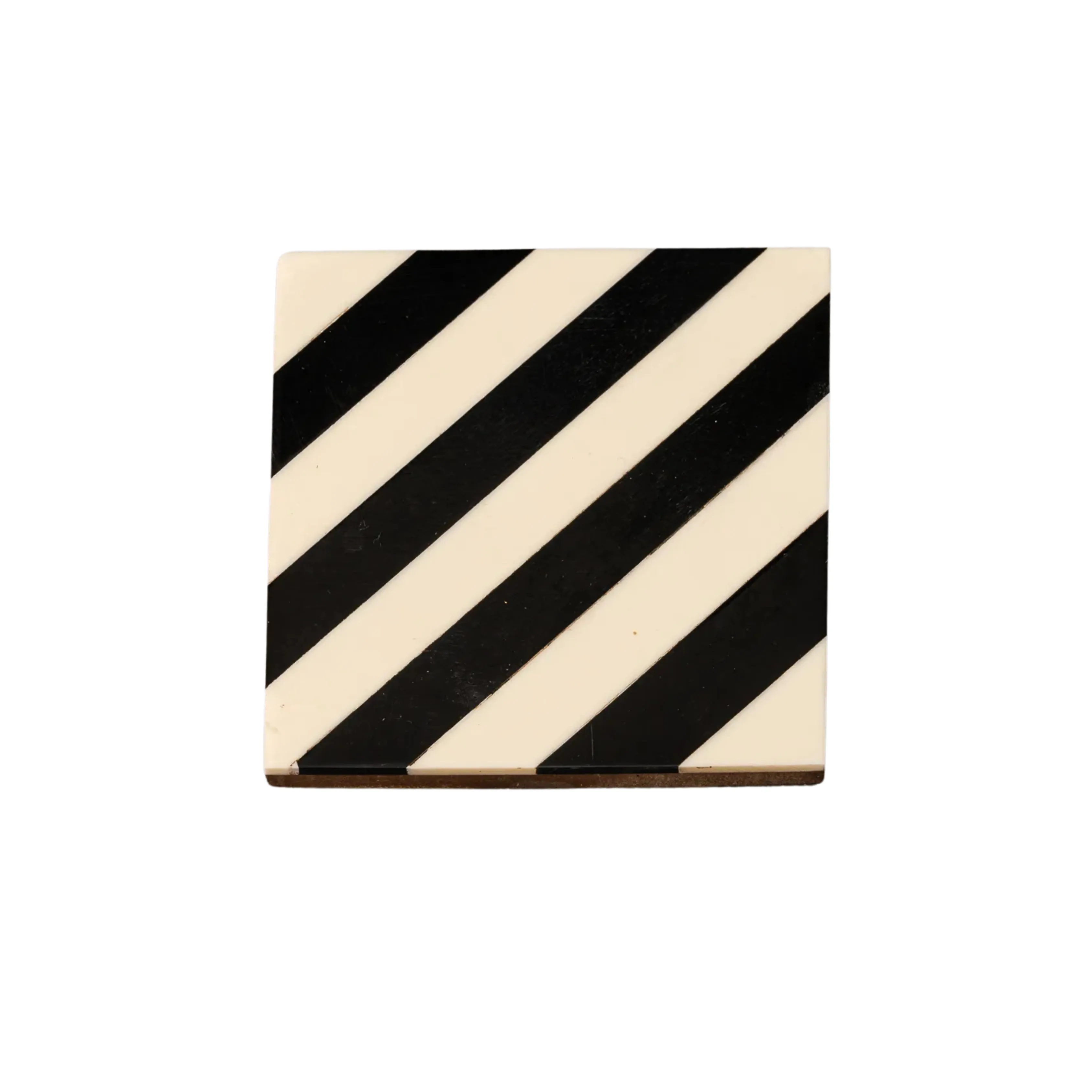 Striped Wood Coaster