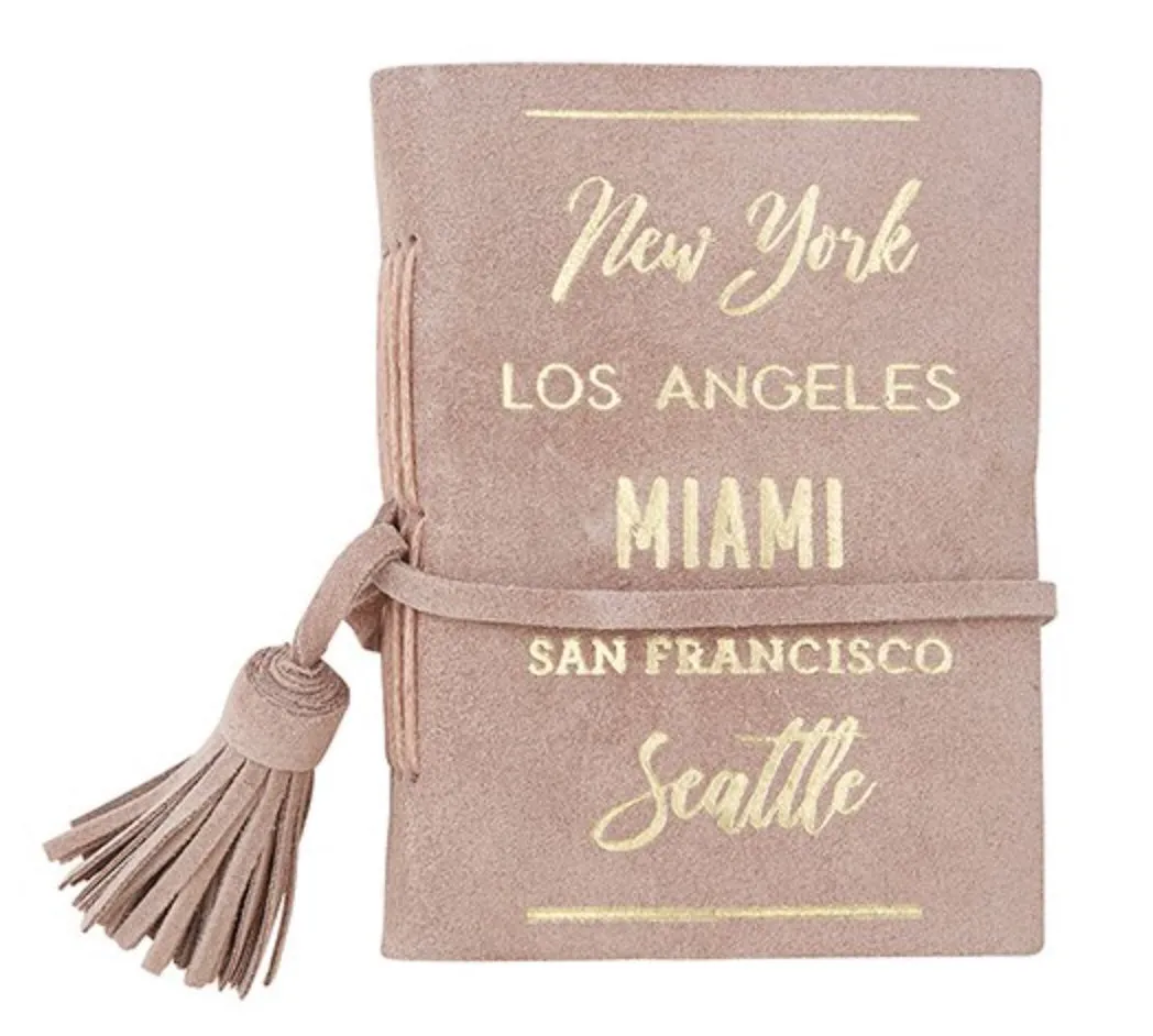 Suede Mini Journals