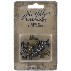 Tim Holtz Idea-Ology Tiny Clips 15 pack