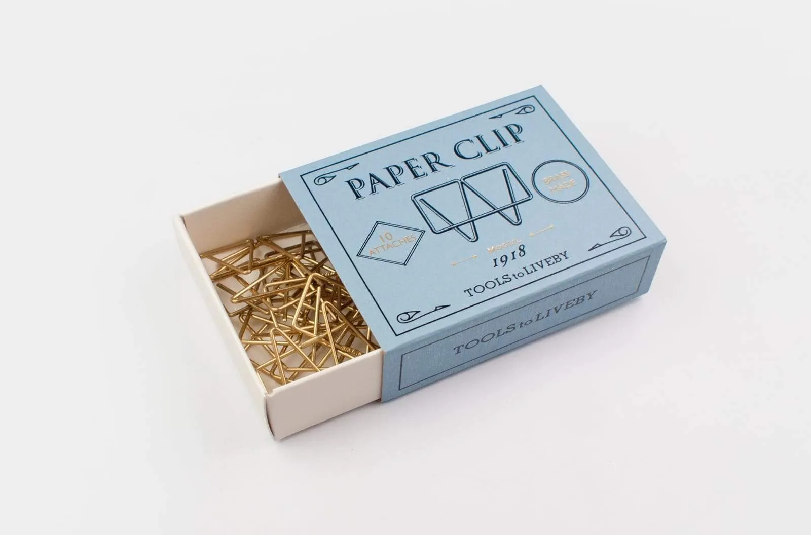 Tools to Liveby Brass Paper Clips (Mogul)