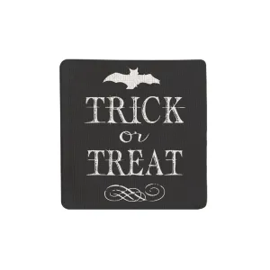 Trick-or-Treat Bat Fabric Coaster