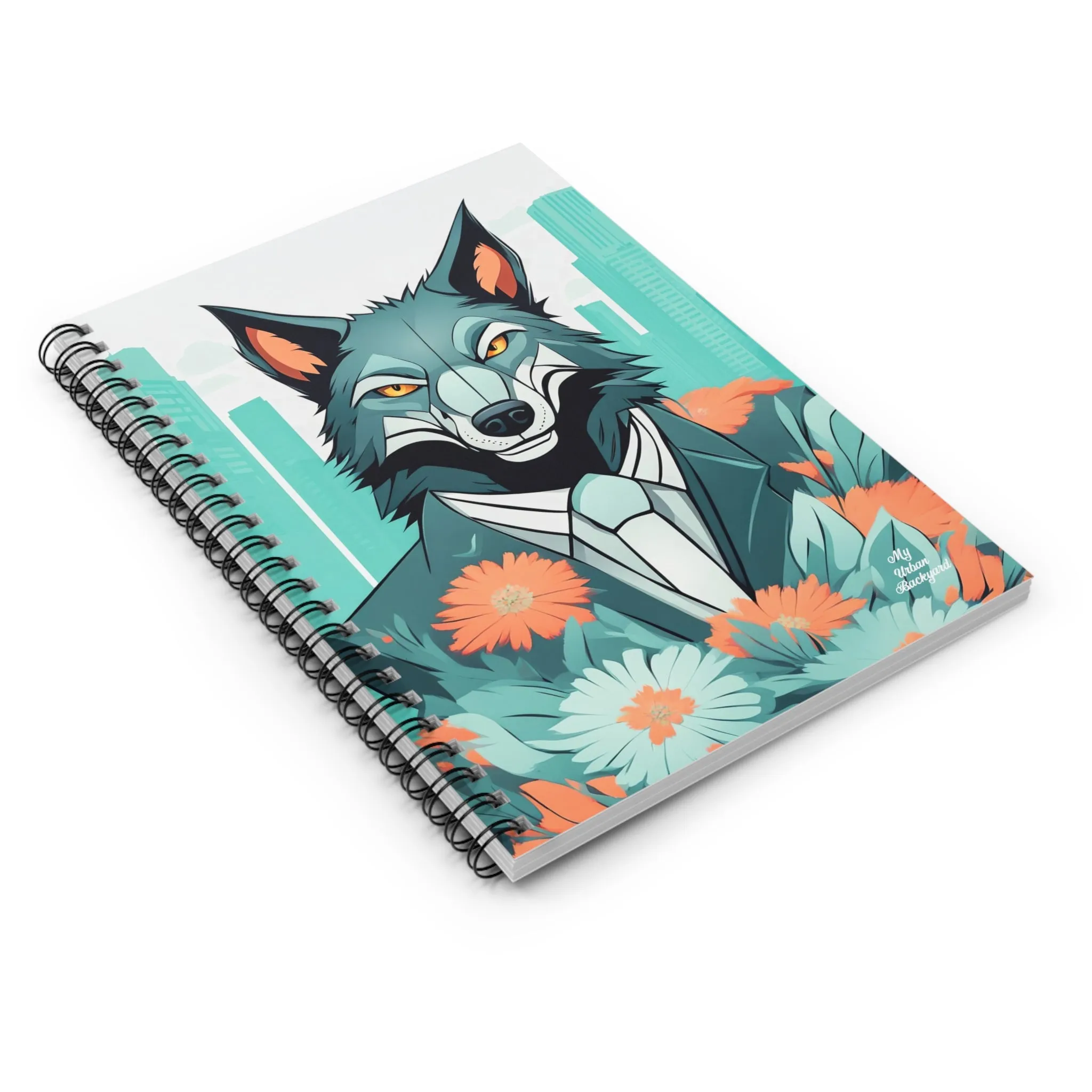 Vincent Bluewolf, Spiral Notebook Journal - Write in Style