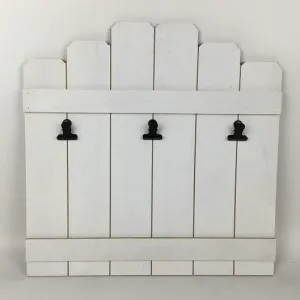 Wall Art Photo Clip Fence White