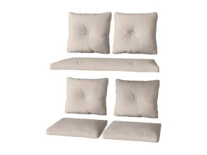 Warm White Replacement Cushion Set 7pc