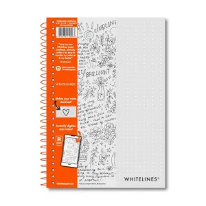 Whitelines Wirebound Dotgrid Notebook 8.25" x 5.75"