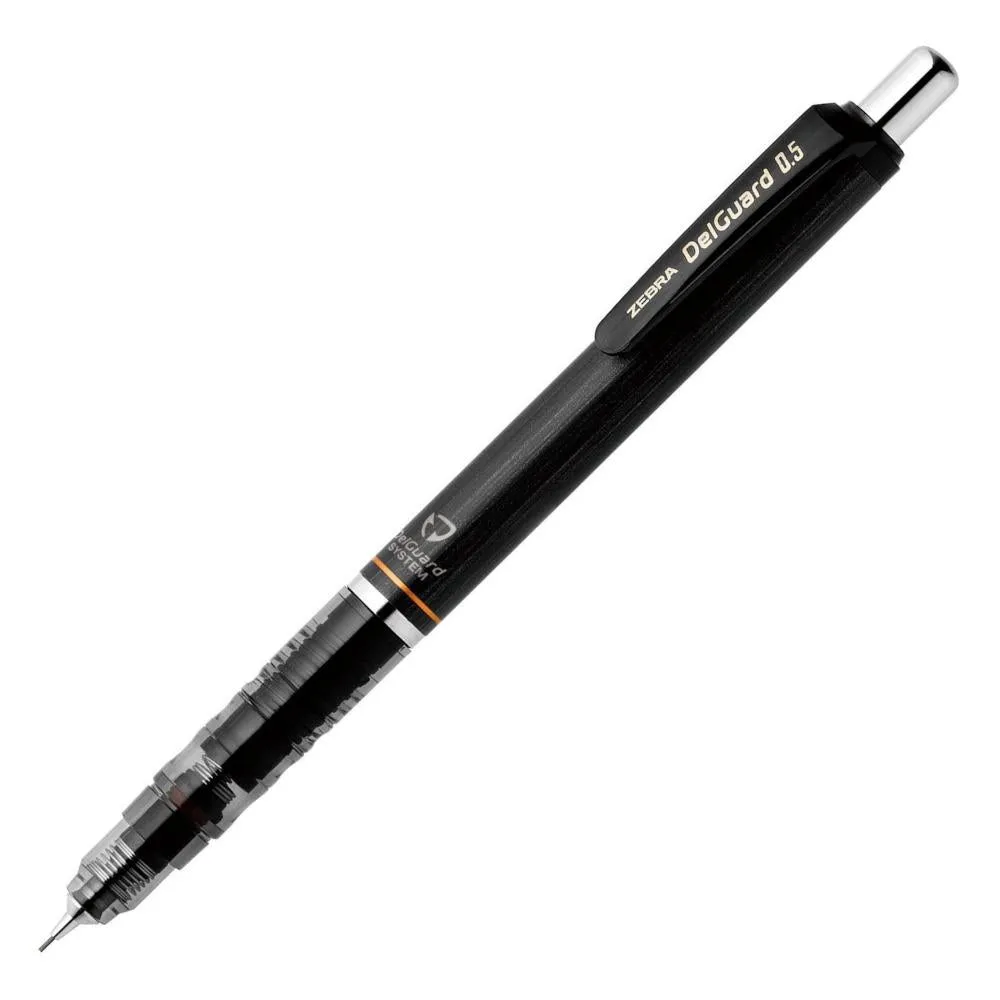 Zebra DelGuard Mechanical Pencil 0.5mm Black w/ Bonus Lead